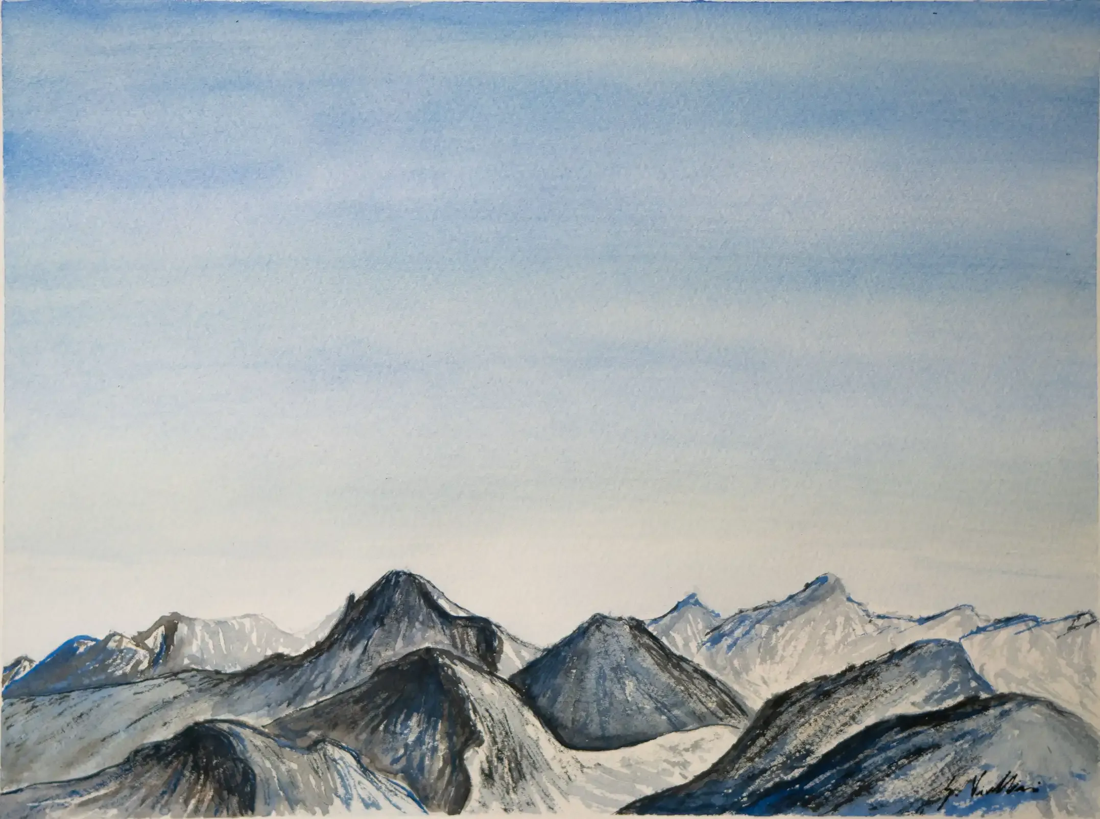 Clear Winter Sky by Stefano Vivaldini